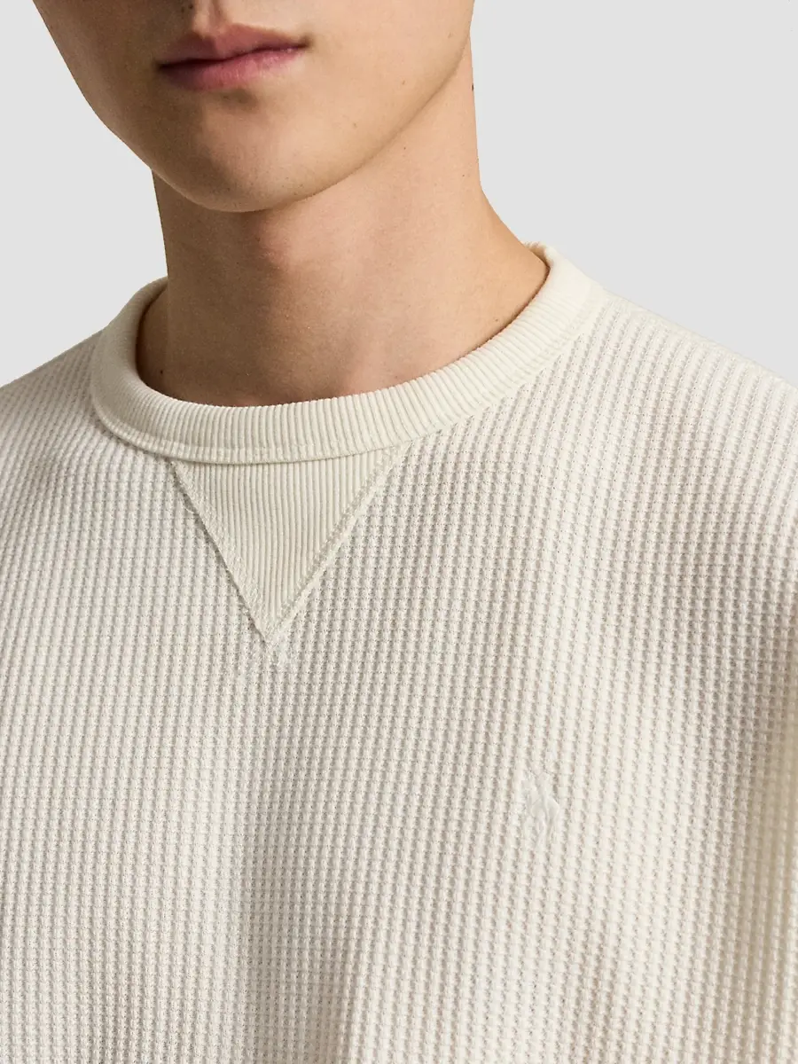 Polo Ralph Lauren Men's Waffle-Knit Sweatshirt | Thumbnail 5 Polo Ralph Lauren Men's Waffle-Knit Sweatshirt | Thumbnail 5