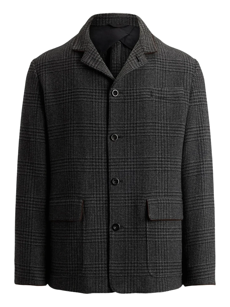 Ralph Lauren Purple Label Men's The Stables Glen Check Wool-Cashmere Jacket