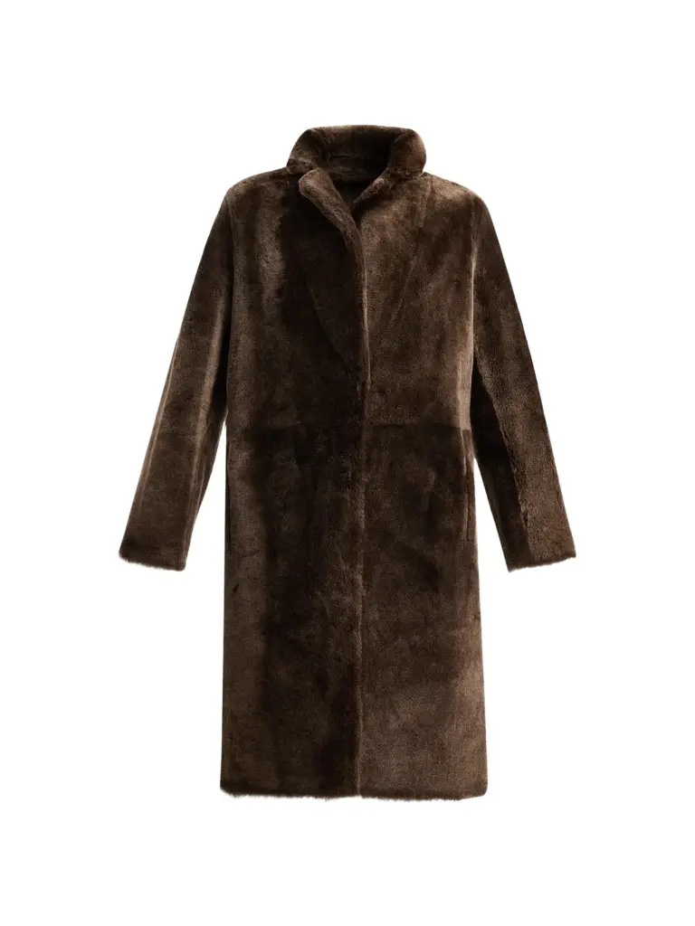Yves Salomon Women's Shearling Reversible Coat