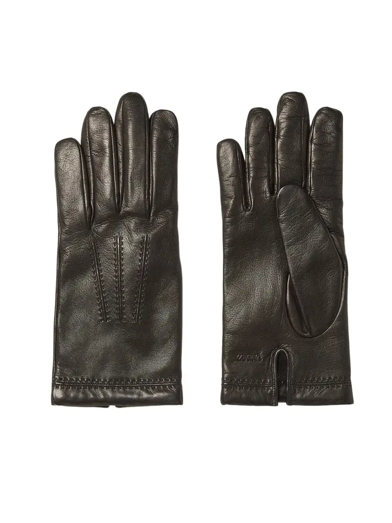 Zegna Men's Leather Gloves