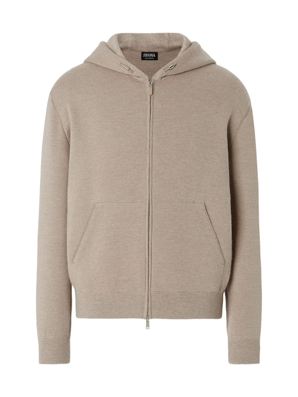 Zegna Men's Cashmere and Cotton Full Zip Hoodie