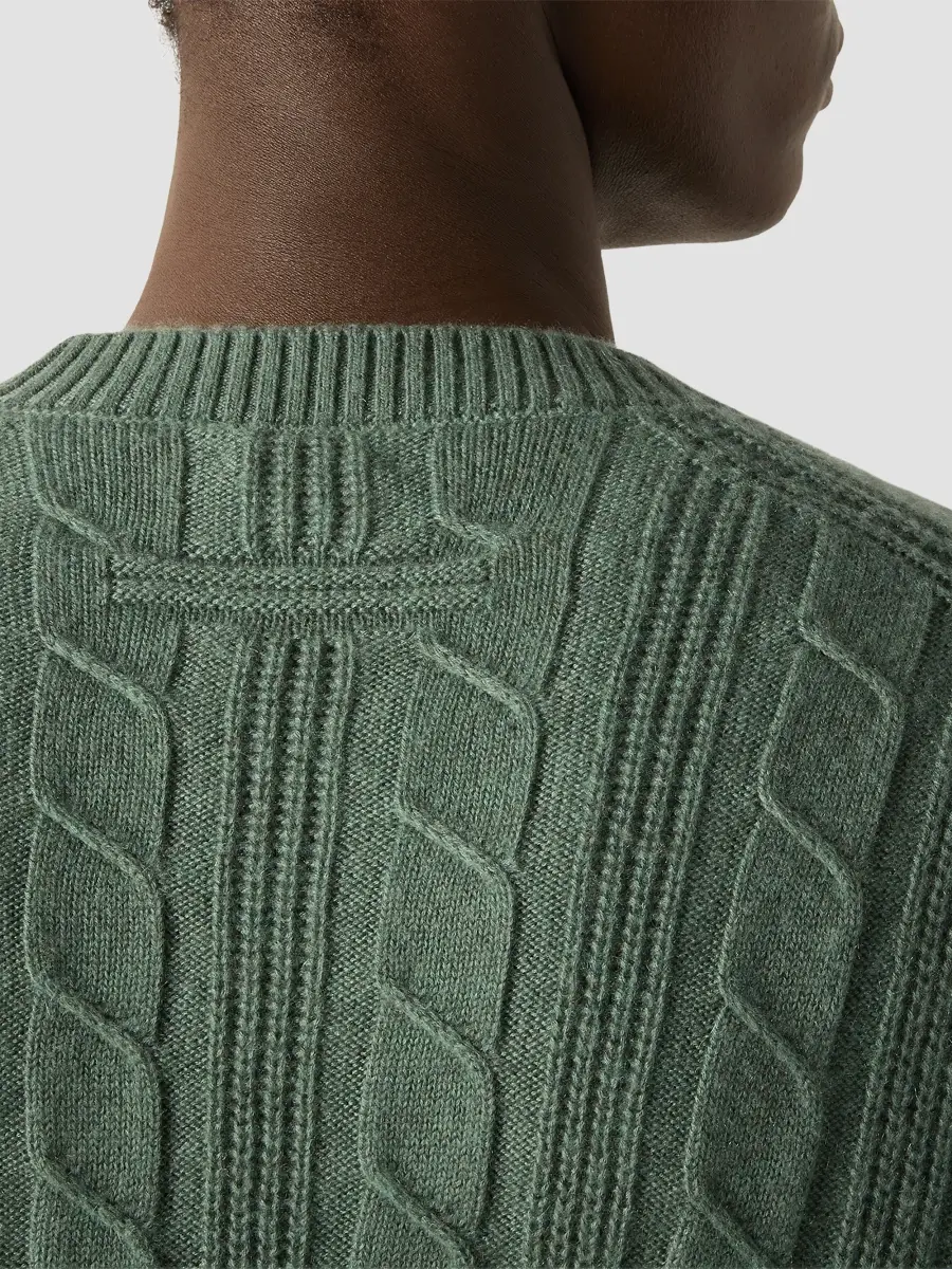 Zegna Men's Oasi Cashmere Crewneck Sweater | Thumbnail 4