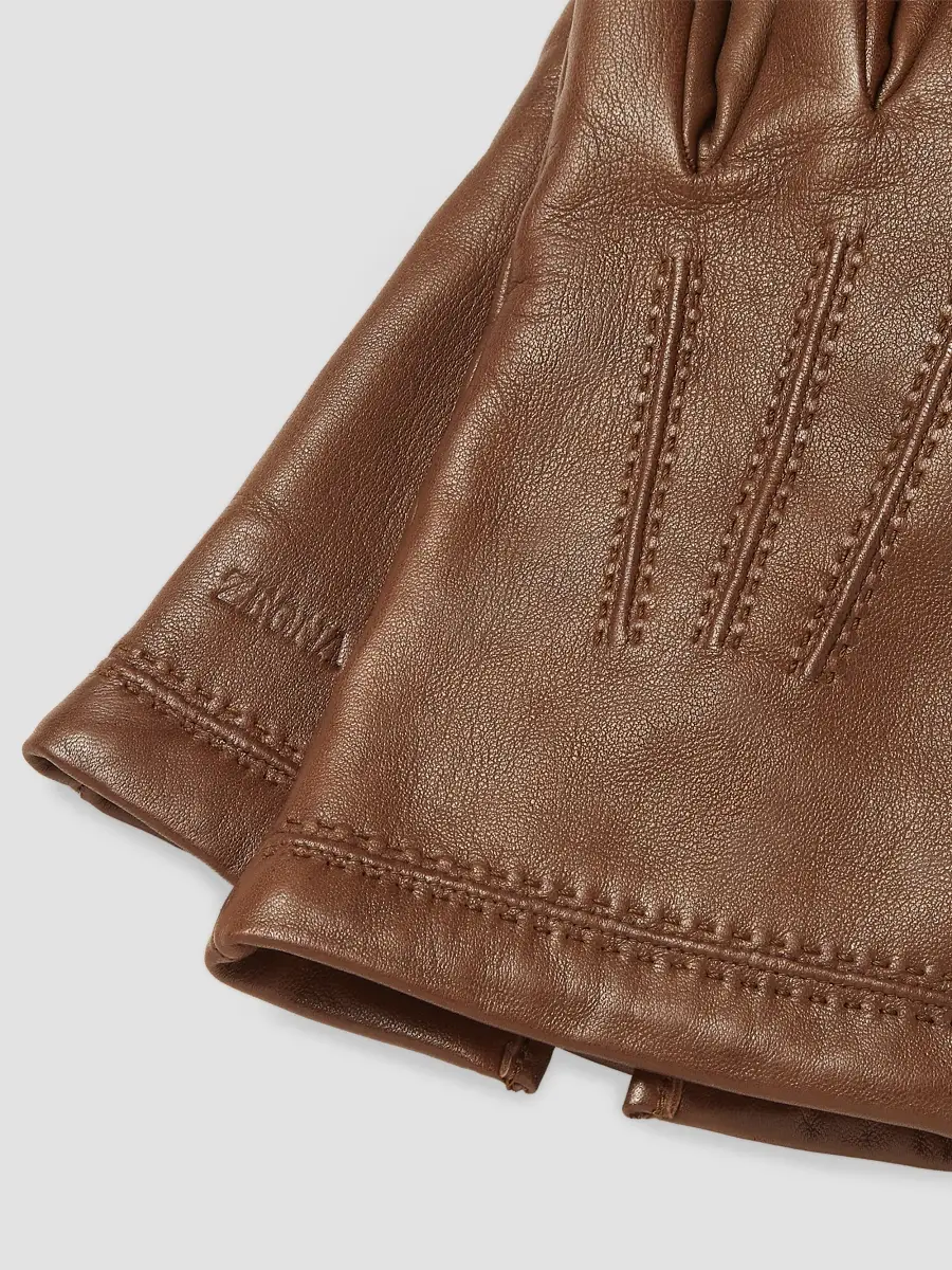 Zegna Men's Leather Gloves | Thumbnail 3 Zegna Men's Leather Gloves | Thumbnail 3
