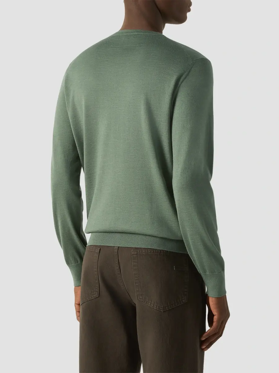 Zegna Men's Cashseta Crewneck Sweater | Thumbnail 3 Zegna Men's Cashseta Crewneck Sweater | Thumbnail 3