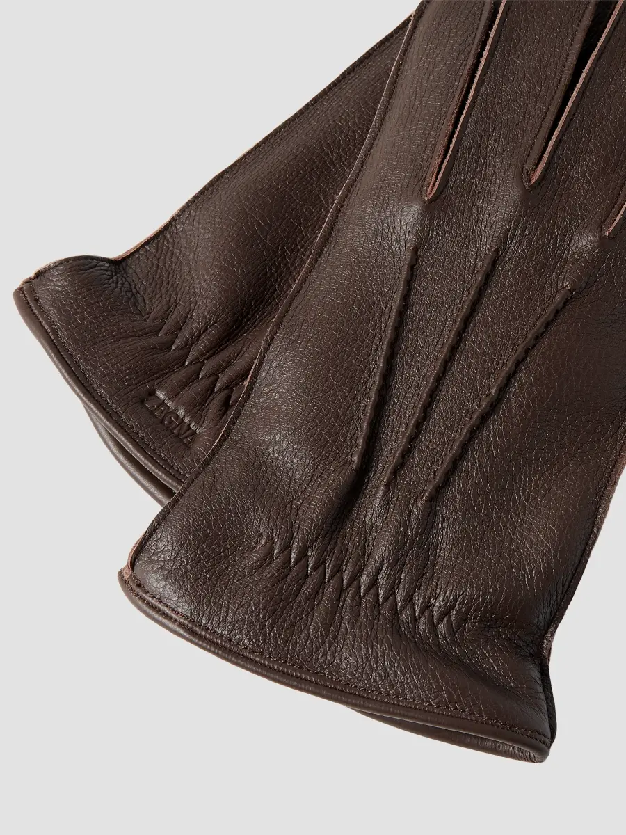 Zegna Men's Deerskin Gloves | Thumbnail 3