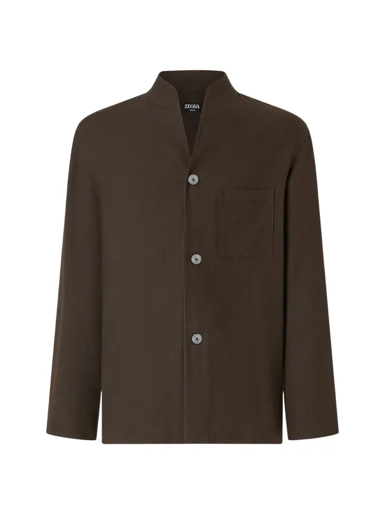 Zegna Men's Cashco Pajama Shirt