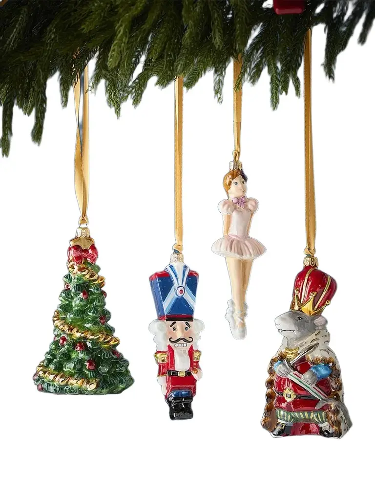 Komozja Nutcracker 4-Piece Ornament Collection