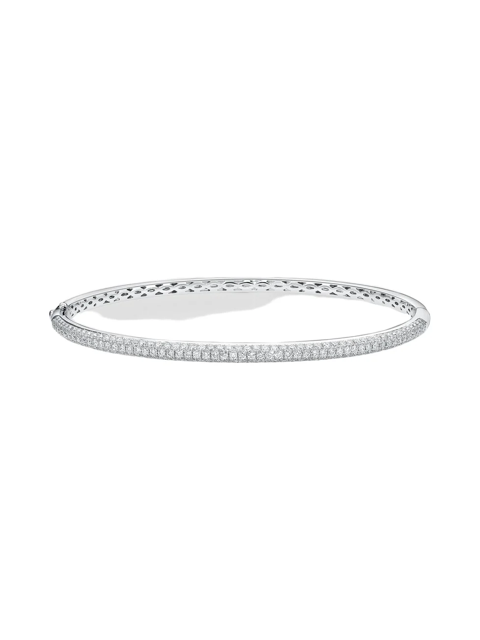 Mémoire Women's 18K White Gold & 1.39-1.45 TCW Diamond Bangle