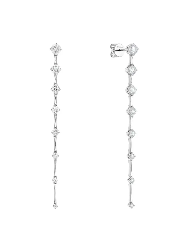 Women's Cadence 18K White Gold & 1.67-1.75 TCW Diamond Drop Earrings Women's Cadence 18K White Gold & 1.67-1.75 TCW Diamond Drop Earrings