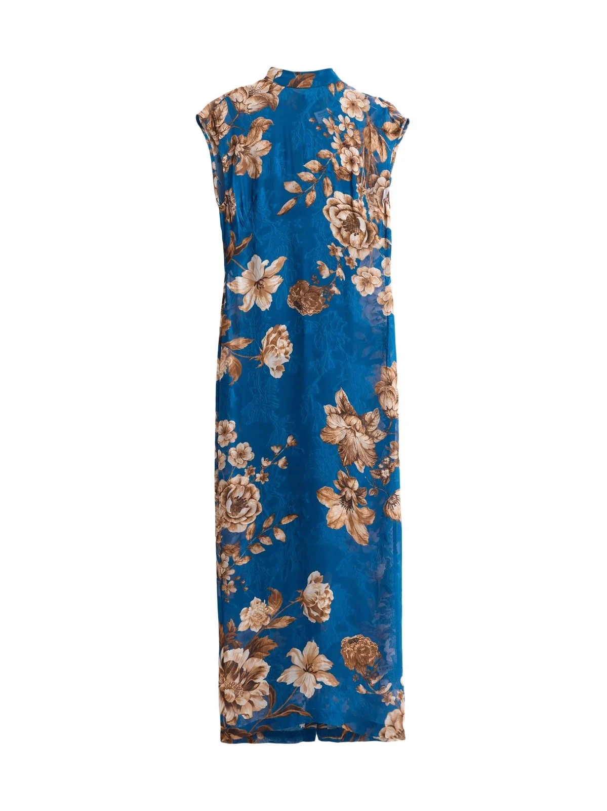 Women's Floral Sheath Midi Dress Women's Floral Sheath Midi Dress