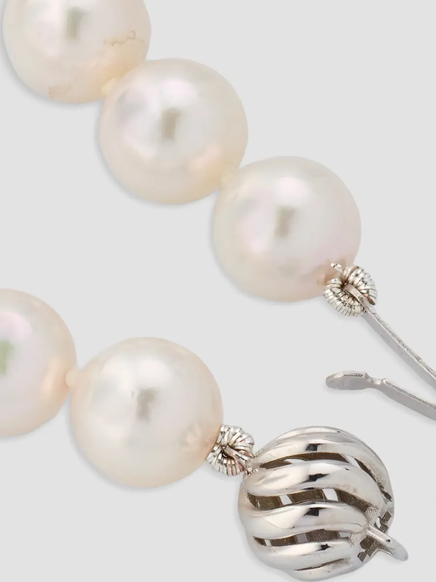 Belpearl Women's 18K White Gold & Akoya Pearl Necklace/8MM-8.5MM | Thumbnail 4 Belpearl Women's 18K White Gold & Akoya Pearl Necklace/8MM-8.5MM | Thumbnail 4