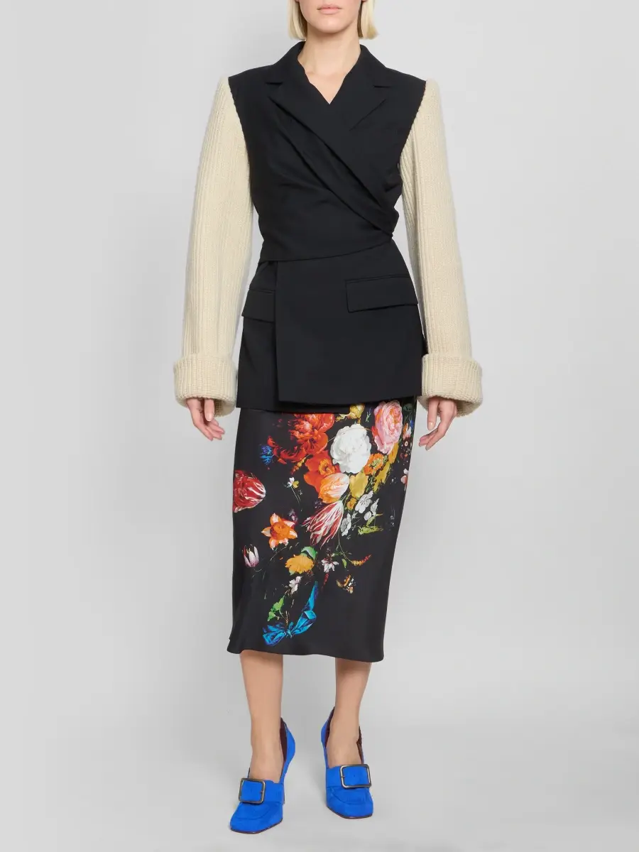 Dries Van Noten Women's Beline Bis Wool Jacket | Thumbnail 2 Dries Van Noten Women's Beline Bis Wool Jacket | Thumbnail 2