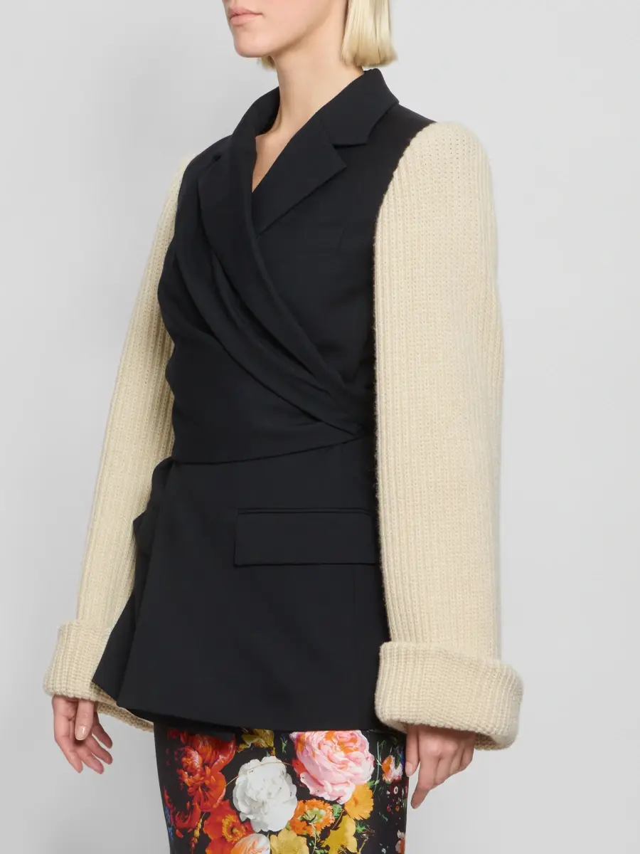 Dries Van Noten Women's Beline Bis Wool Jacket | Thumbnail 4 Dries Van Noten Women's Beline Bis Wool Jacket | Thumbnail 4