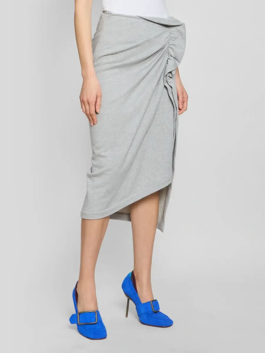 Dries Van Noten Women's Hanam Ruffle Jersey Midi Skirt | Thumbnail 4 Dries Van Noten Women's Hanam Ruffle Jersey Midi Skirt | Thumbnail 4