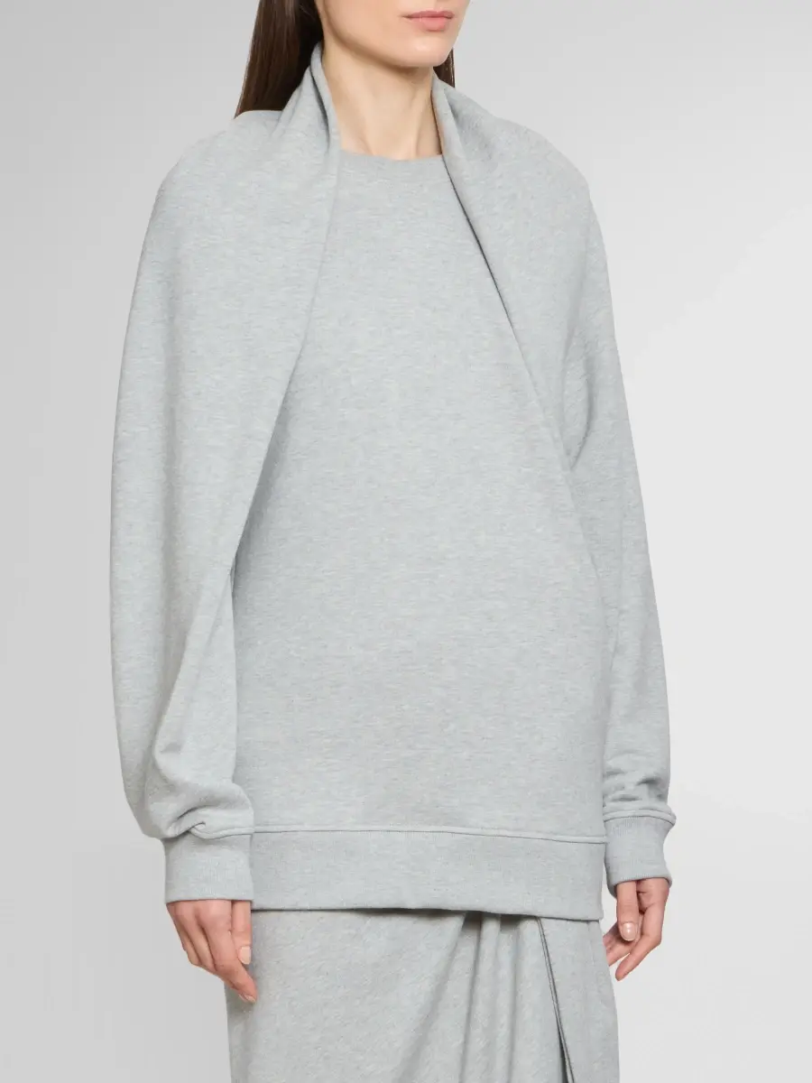 Dries Van Noten Women's Hadrine Layered Cotton Sweater | Thumbnail 4 Dries Van Noten Women's Hadrine Layered Cotton Sweater | Thumbnail 4