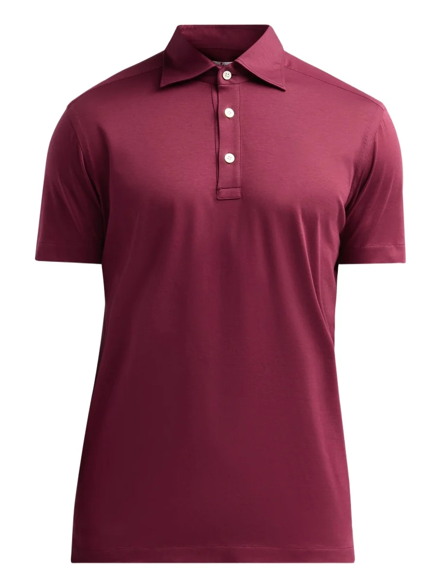 Kiton Men's Cotton Polo Shirt