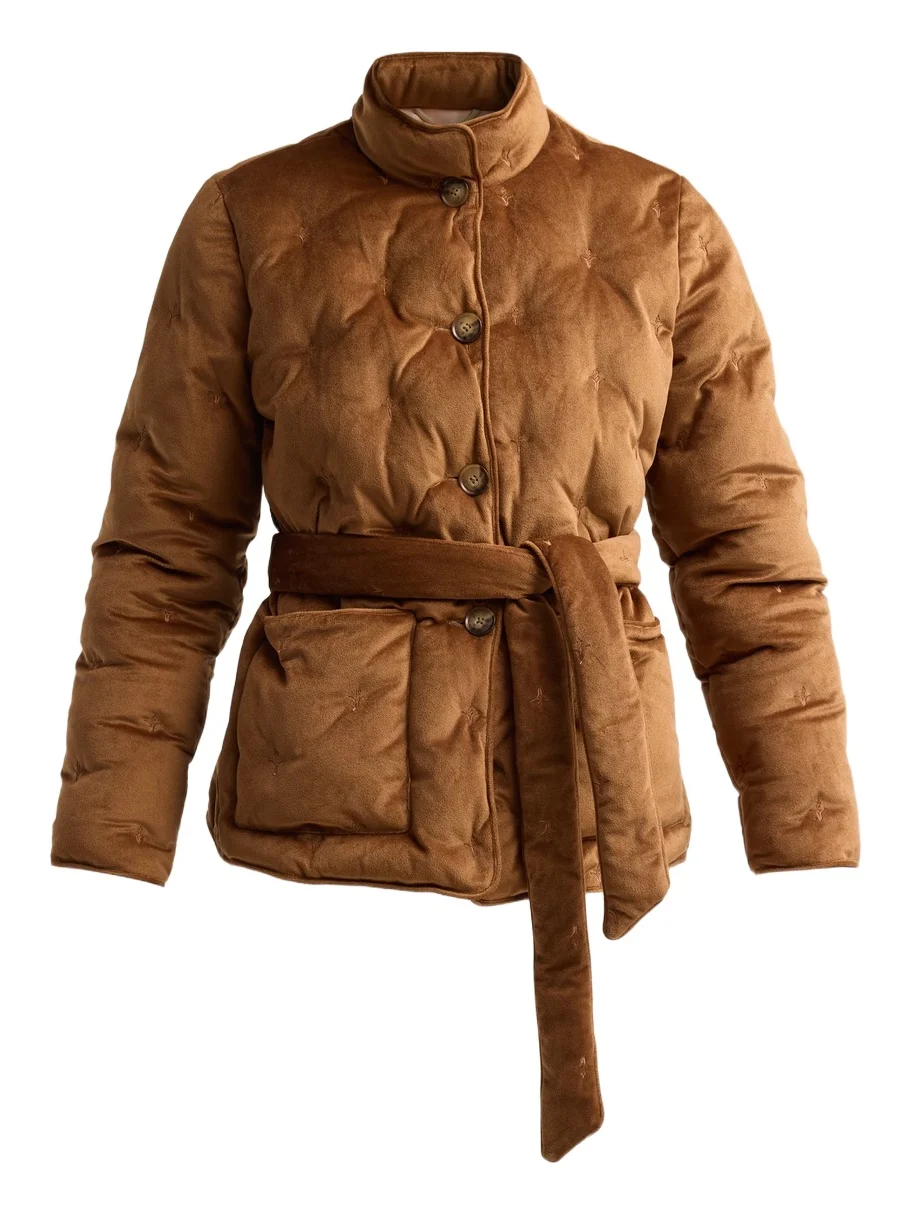 Fleurette Women's Hudson Tufted Funnel Neck Jacket