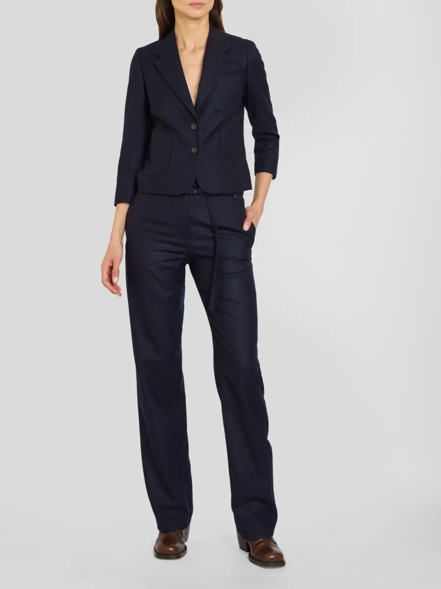 Dries Van Noten Women's Bamis Wool Crop Blazer | Thumbnail 2