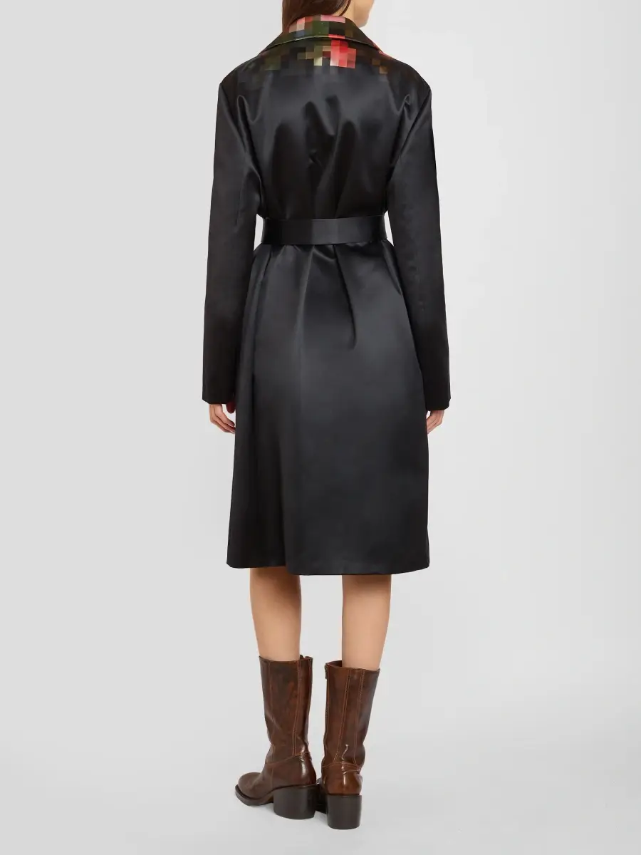 Dries Van Noten Women's Roltas Cotton-Silk Coat | Thumbnail 3 Dries Van Noten Women's Roltas Cotton-Silk Coat | Thumbnail 3
