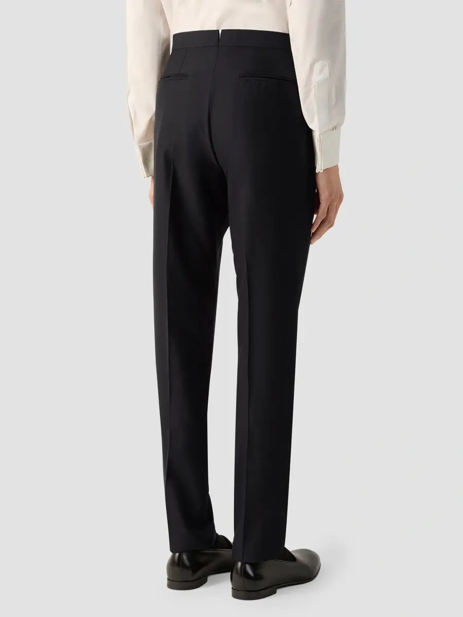Zegna Men's Wool and Mohair Evening Pants | Thumbnail 5