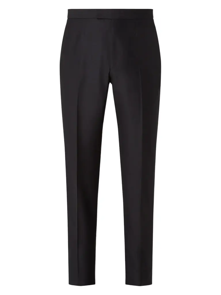 Zegna Men's Wool and Mohair Evening Pants