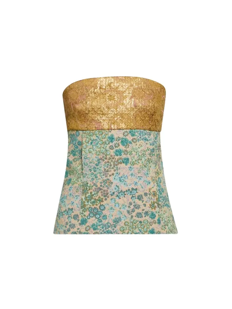 Women's Ciliasa Floral Strapless Top Women's Ciliasa Floral Strapless Top