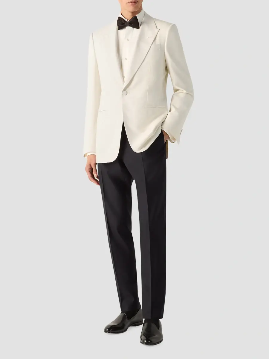 Zegna Men's Silk Tuxedo Jacket | Thumbnail 2 Zegna Men's Silk Tuxedo Jacket | Thumbnail 2