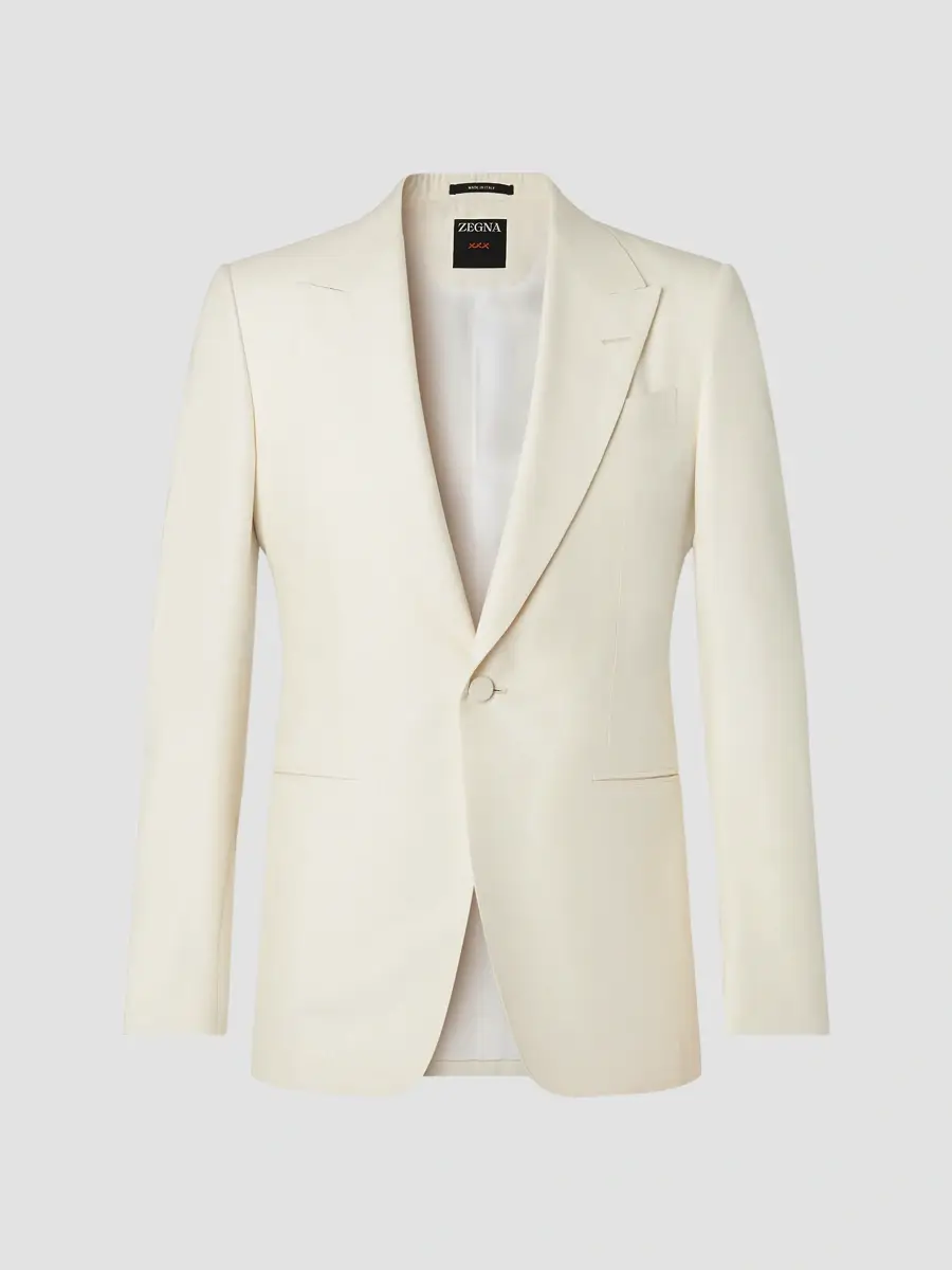 Zegna Men's Silk Tuxedo Jacket | Thumbnail 3 Zegna Men's Silk Tuxedo Jacket | Thumbnail 3