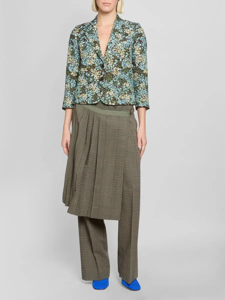Dries Van Noten Women's Bamis Floral Cotton-Blend Jacket | Thumbnail 2 Dries Van Noten Women's Bamis Floral Cotton-Blend Jacket | Thumbnail 2