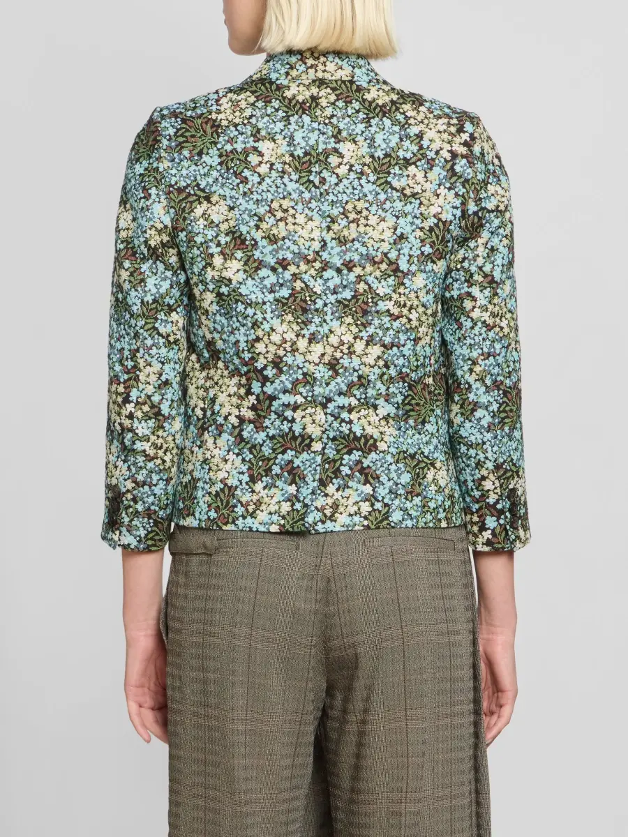 Dries Van Noten Women's Bamis Floral Cotton-Blend Jacket | Thumbnail 3 Dries Van Noten Women's Bamis Floral Cotton-Blend Jacket | Thumbnail 3