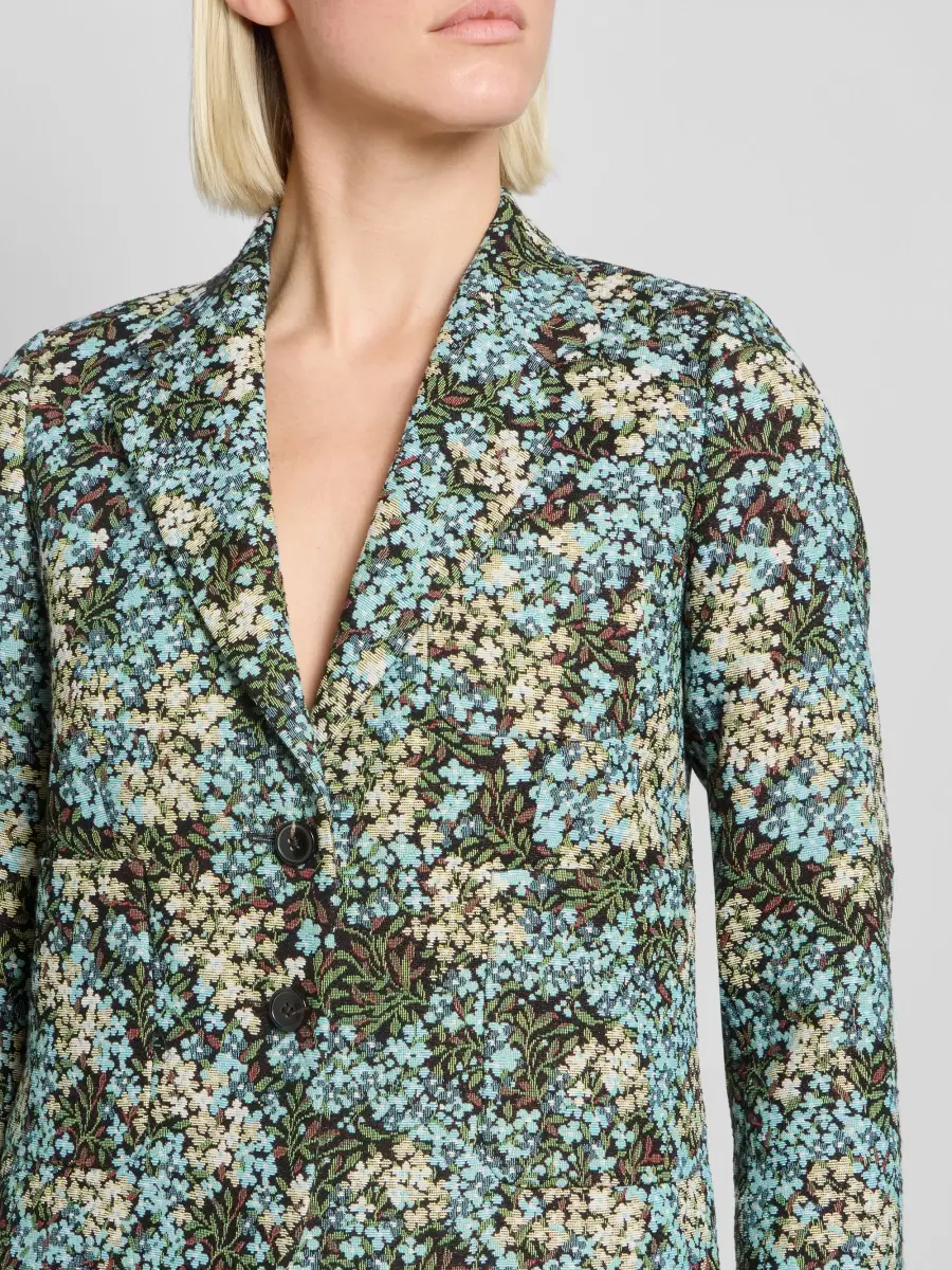 Dries Van Noten Women's Bamis Floral Cotton-Blend Jacket | Thumbnail 5 Dries Van Noten Women's Bamis Floral Cotton-Blend Jacket | Thumbnail 5