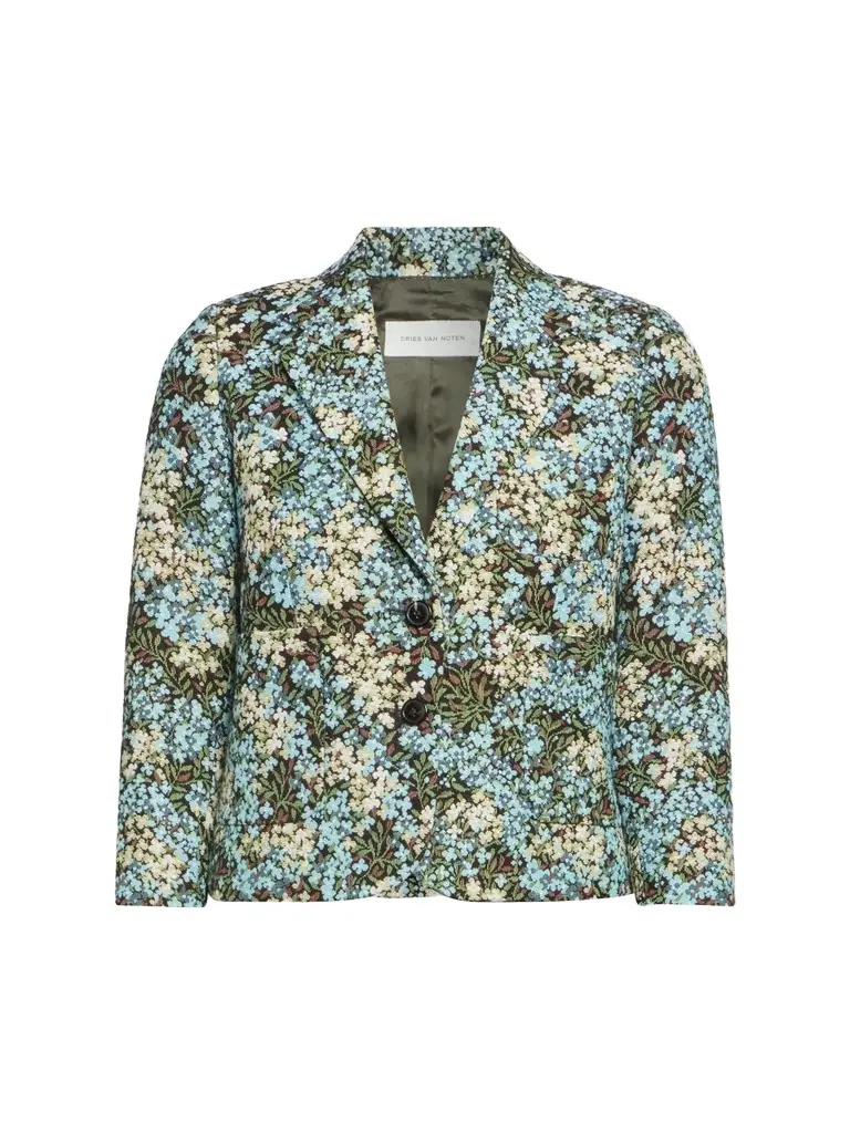 Dries Van Noten Women's Bamis Floral Cotton-Blend Jacket