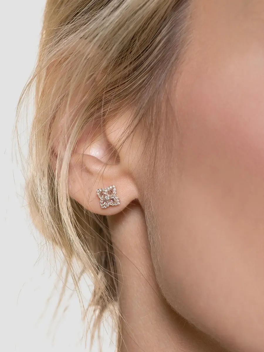 64 FACETS Women's Blossom 18K White Gold & 0.41 TCW Diamond Stud Earrings | Thumbnail 2 64 FACETS Women's Blossom 18K White Gold & 0.41 TCW Diamond Stud Earrings | Thumbnail 2