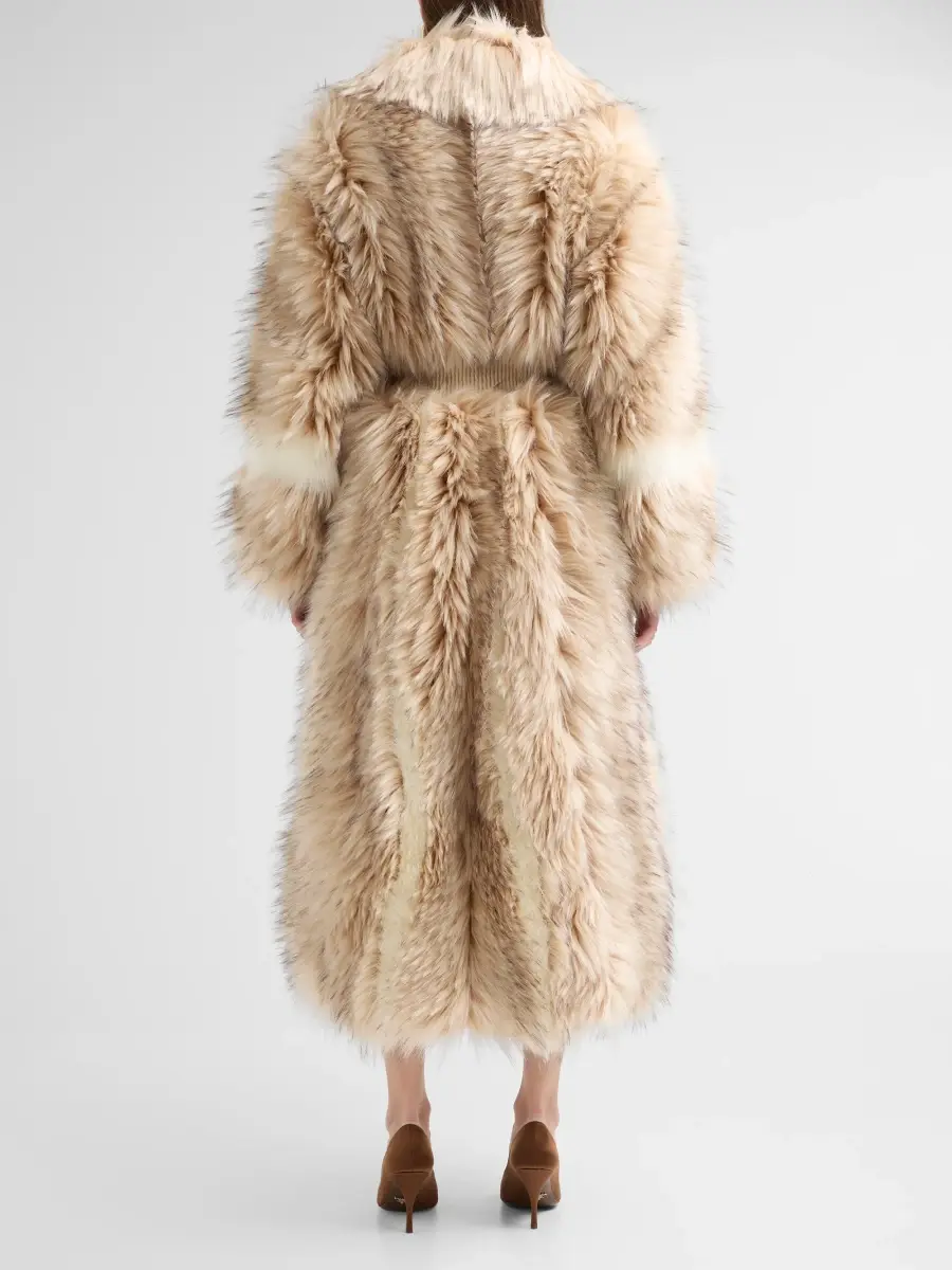 Aknvas Women's Kyla Faux Fur Coat | Thumbnail 3 Aknvas Women's Kyla Faux Fur Coat | Thumbnail 3