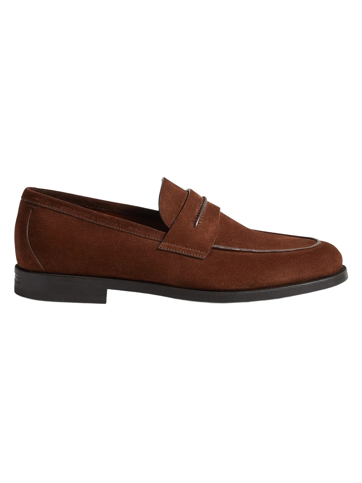 Zegna Men's Suede Mocassin Corso Loafers