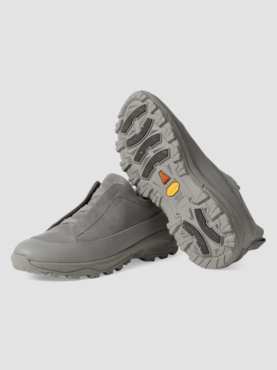 Zegna Men's Suede Triple Stitch Monte Sneakers | Thumbnail 4 Zegna Men's Suede Triple Stitch Monte Sneakers | Thumbnail 4