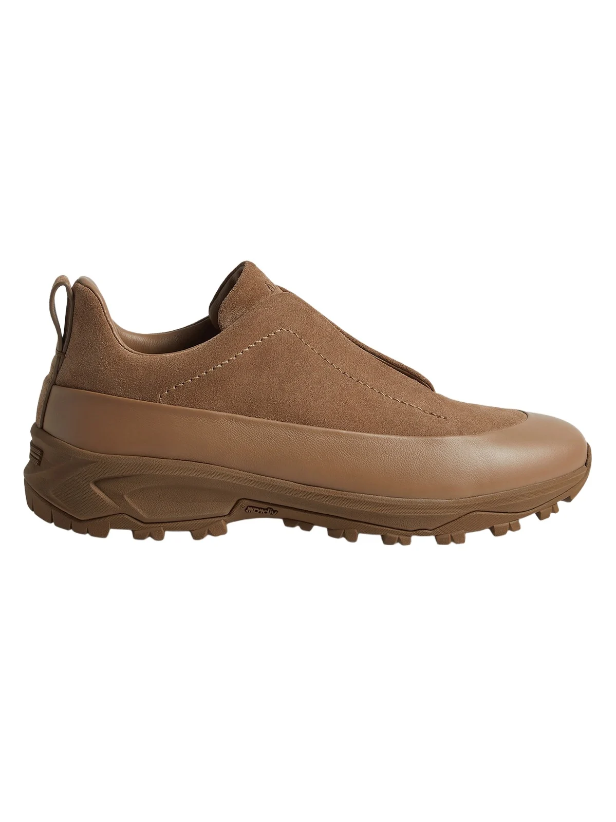 Zegna Men's Suede Triple Stitch Monte Sneakers