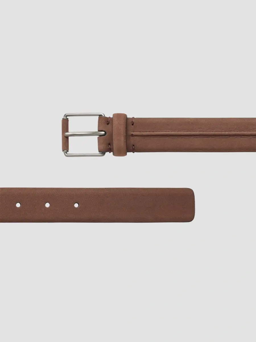 Zegna Men's Nubuck Belt | Thumbnail 3