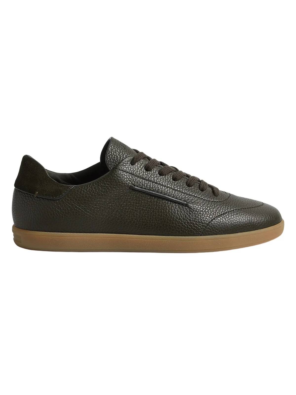 Zegna Men's Grained Calfskin 232 Sneakers