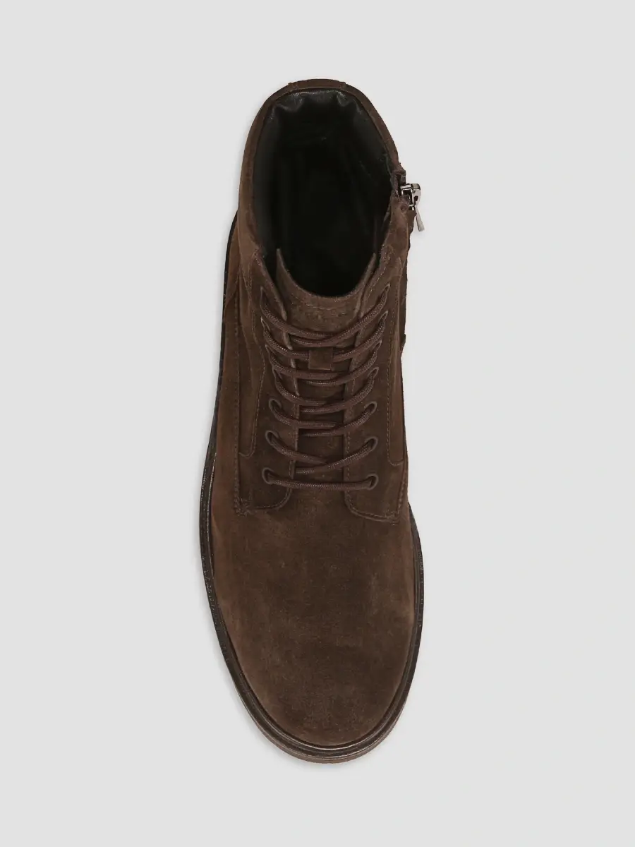 Vince Men's Lennox Suede Zip Short Boots | Thumbnail 4 Vince Men's Lennox Suede Zip Short Boots | Thumbnail 4