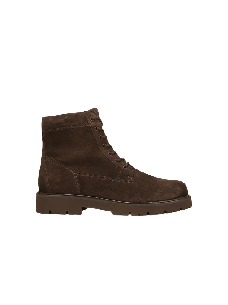 Vince Men's Lennox Suede Zip Short Boots