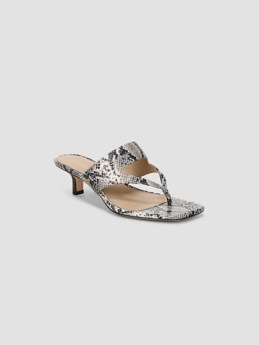 Veronica Beard Women's Shyla 45MM Printed Snake-Embossed Leather Sandals | Thumbnail 2 Veronica Beard Women's Shyla 45MM Printed Snake-Embossed Leather Sandals | Thumbnail 2