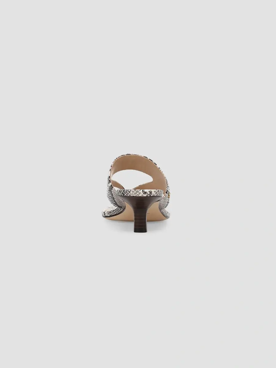 Veronica Beard Women's Shyla 45MM Printed Snake-Embossed Leather Sandals | Thumbnail 3 Veronica Beard Women's Shyla 45MM Printed Snake-Embossed Leather Sandals | Thumbnail 3