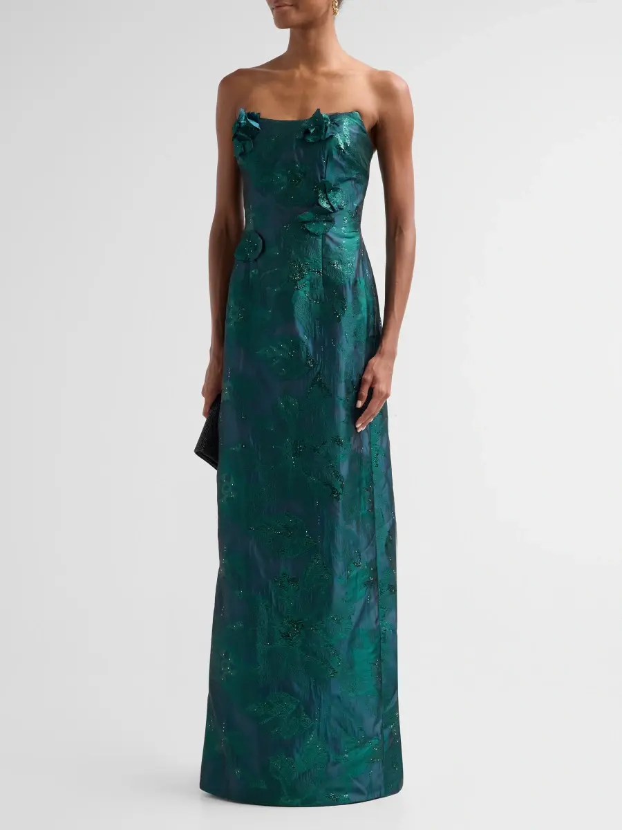 Rene Ruiz Collection Women's Strapless A-Line Fil Coupe Gown | Thumbnail 4 Rene Ruiz Collection Women's Strapless A-Line Fil Coupe Gown | Thumbnail 4