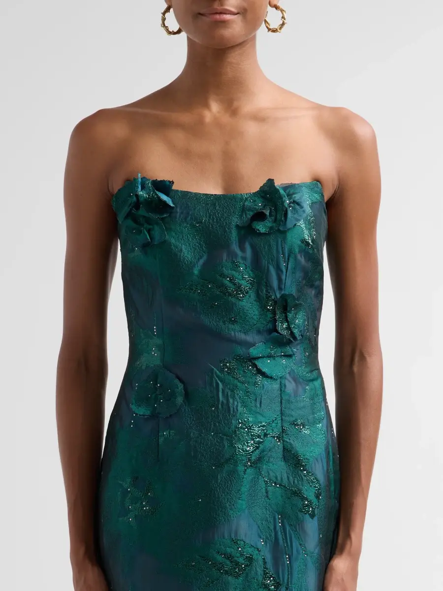 Rene Ruiz Collection Women's Strapless A-Line Fil Coupe Gown | Thumbnail 5 Rene Ruiz Collection Women's Strapless A-Line Fil Coupe Gown | Thumbnail 5