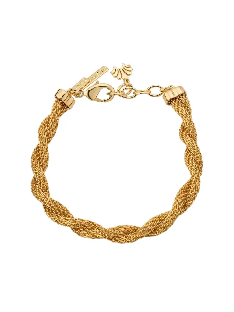 Lele Sadoughi Women's Serpentine 14K-Gold-Plated Twisted Mesh Bracelet