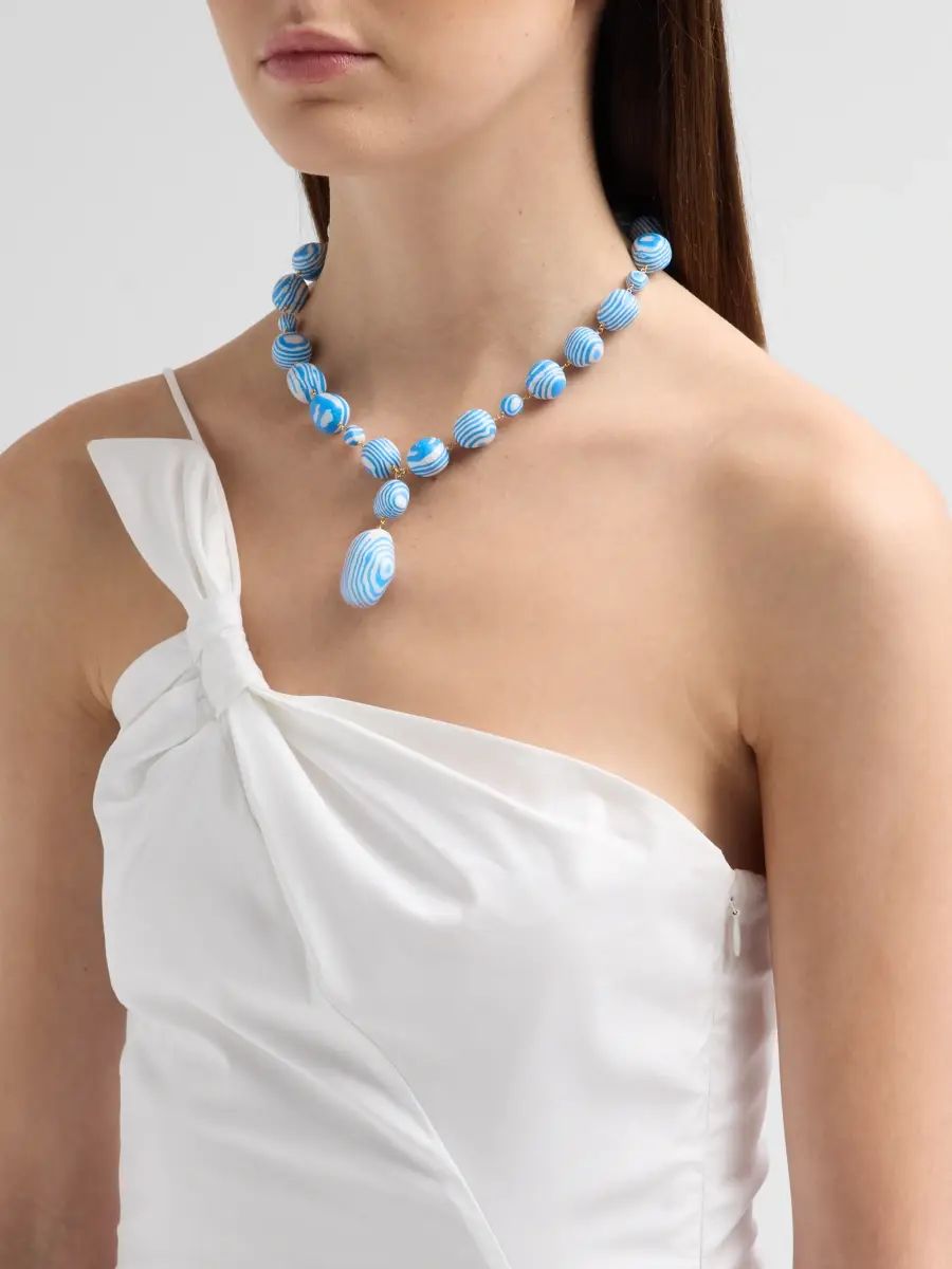 Lele Sadoughi Women's Ocean Spray 14K-Gold-Plated & Stone Lariat Necklace | Thumbnail 2 Lele Sadoughi Women's Ocean Spray 14K-Gold-Plated & Stone Lariat Necklace | Thumbnail 2