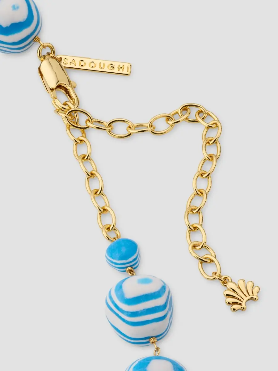 Lele Sadoughi Women's Ocean Spray 14K-Gold-Plated & Stone Lariat Necklace | Thumbnail 3 Lele Sadoughi Women's Ocean Spray 14K-Gold-Plated & Stone Lariat Necklace | Thumbnail 3