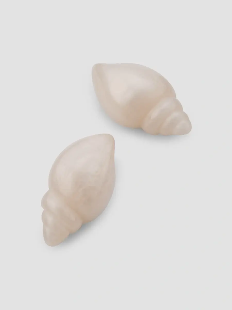 Lele Sadoughi Women's 14K-Gold-Plated & Mother-Of-Pearl Conch Shell Stud Earrings | Thumbnail 4 Lele Sadoughi Women's 14K-Gold-Plated & Mother-Of-Pearl Conch Shell Stud Earrings | Thumbnail 4