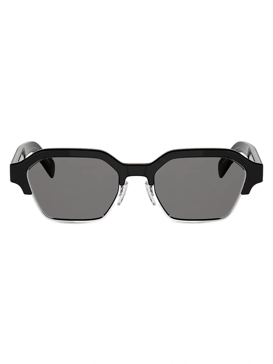 Celine Men's Combi 53MM Geometric Sunglasses | Thumbnail 2 Celine Men's Combi 53MM Geometric Sunglasses | Thumbnail 2